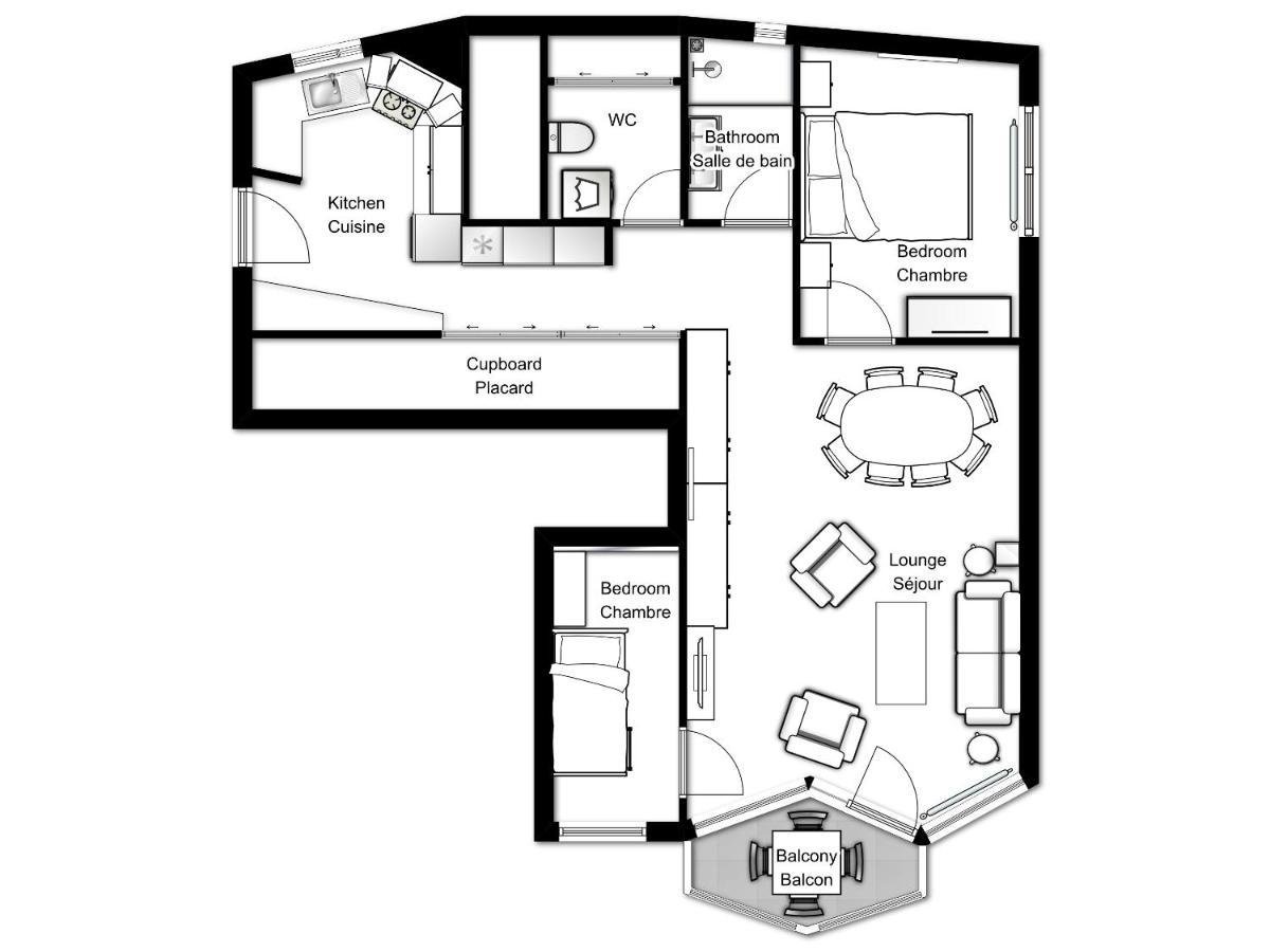 Le Beausite C Apartment - Chamonix All Year 외부 사진